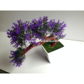 high quality colorful plastic artificial bonsai plant for home decorate